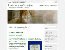 Tablet Screenshot of adelinde.net
